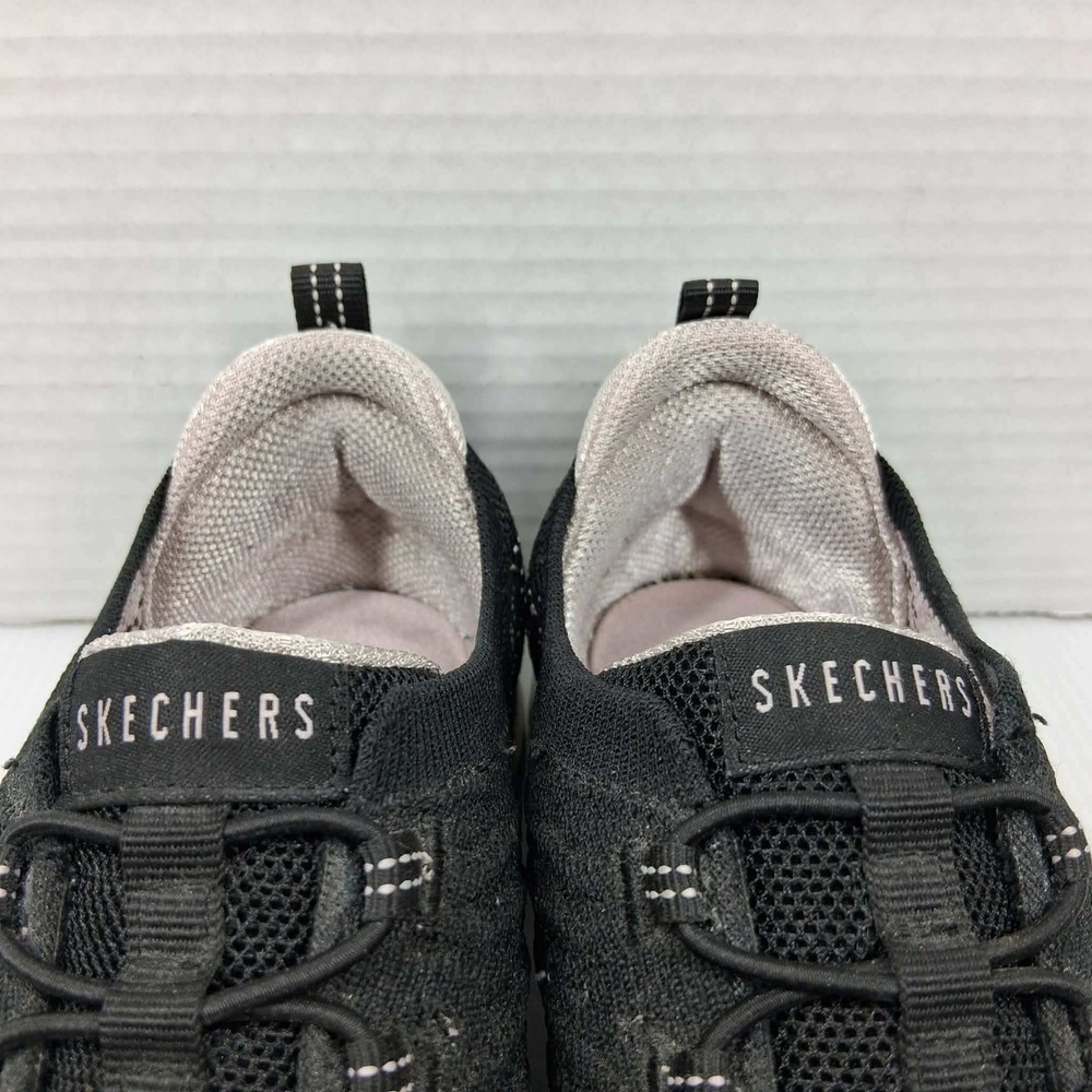Skechers‎ Women 6.5 Black Pink Memory Foam Slip On Sneakers 104437 BKPK - Picture 4 of 7